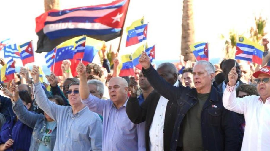 Protests held in multiple countries over U.S. attacks on Venezuela