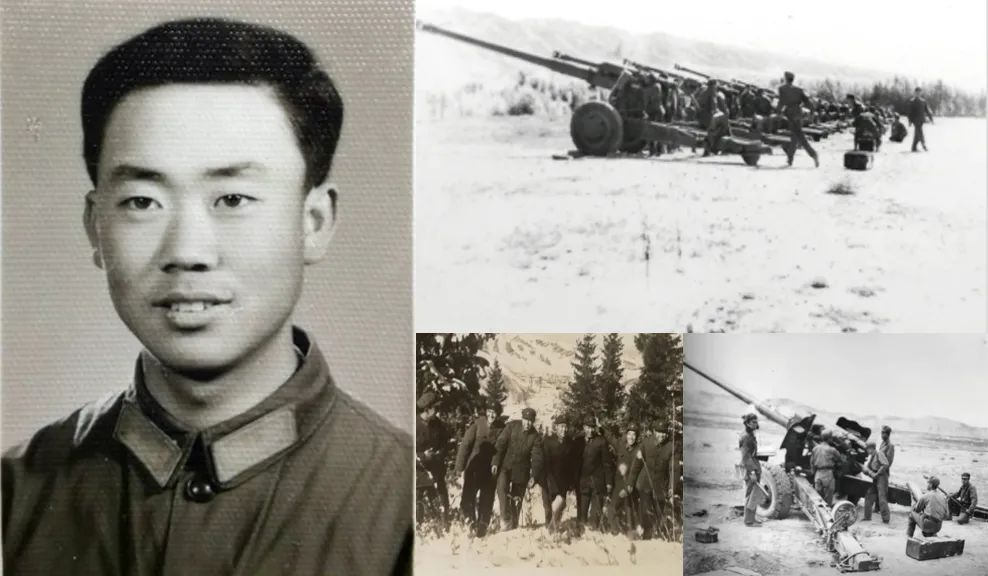 马兴龙从军照,战士们在雪地行军照