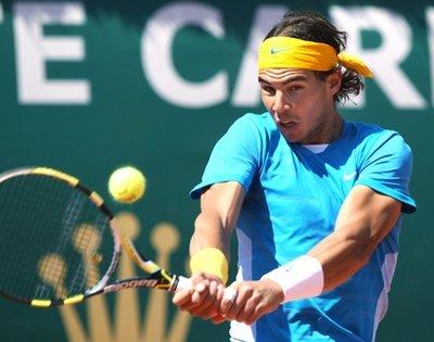 Spain's&nbsp;Rafael&nbsp;Nadal&nbsp;returns&nbsp;the&nbsp;balls&nbsp;to&nbsp;Netherland's&nbsp;Thiemo&nbsp;De&nbsp;Bakker,&nbsp;during&nbsp;their&nbsp;second&nbsp;round&nbsp;match&nbsp;of&nbsp;the&nbsp;Monte&nbsp;Carlo&nbsp;Tennis&nbsp;Masters&nbsp;tournament,&nbsp;in&nbsp;Monaco,&nbsp;Wednesday,&nbsp;April&nbsp;14,&nbsp;2010.(AP&nbsp;Photo/Claude&nbsp;Paris)