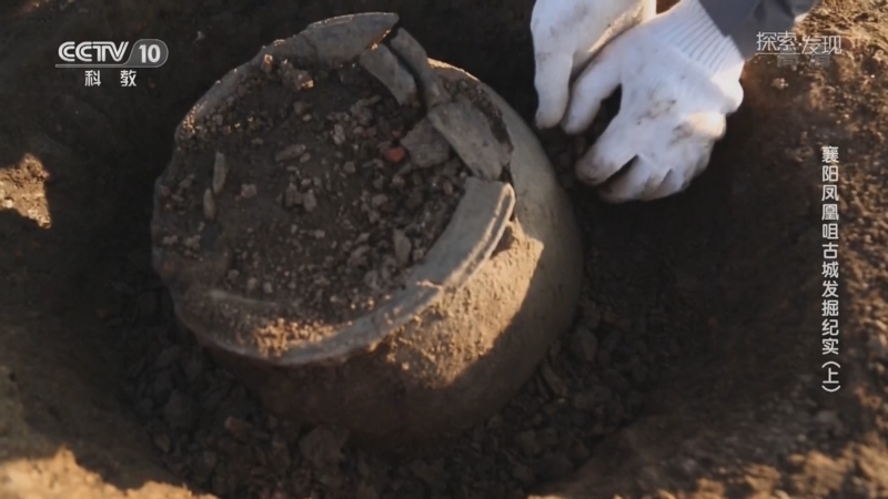 探索 发现 灰坑中的陶片与瓮棺边的陶片说明了文化层的存在