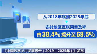 《中国数字乡村发展报告（2019—2025年）》发布