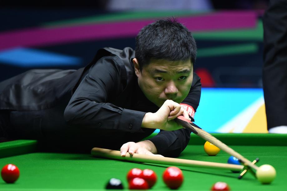 [图]斯诺克国锦赛：丁俊晖6-4战胜海菲尔德晋级16强