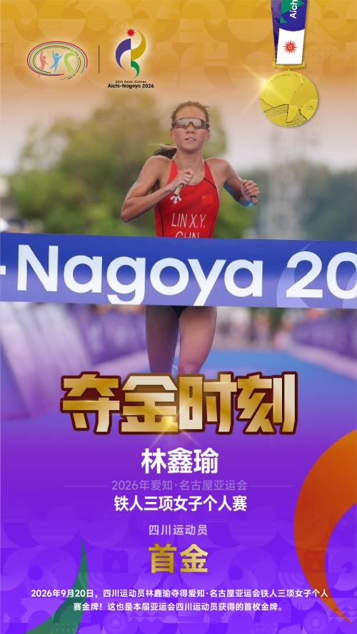 四川54名健儿名古屋亚运会斩获19金7银5铜 创境外参赛历史最好成绩