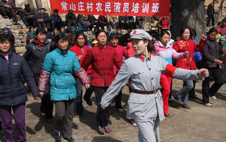 常山庄村演员培训班