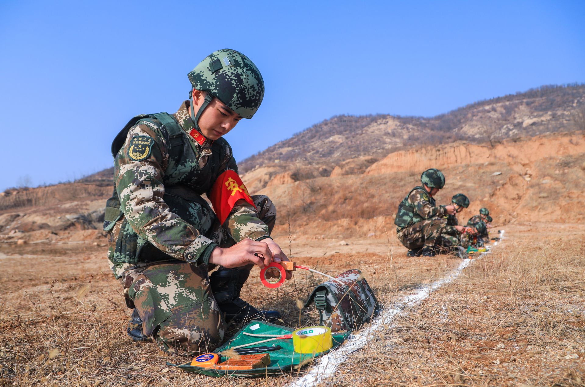 武警实爆考核震撼来袭