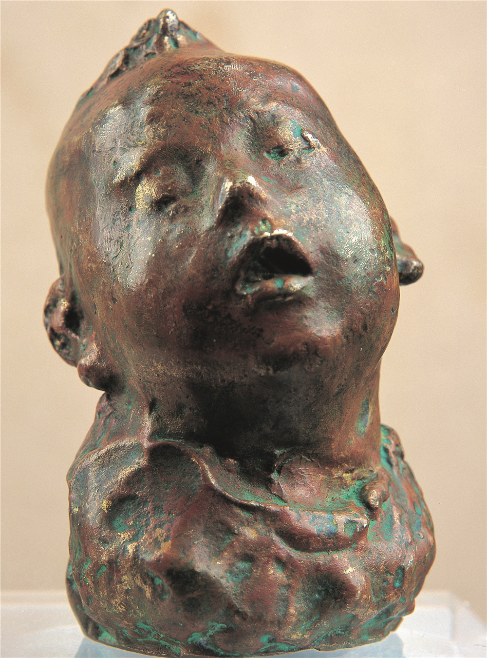睡童 吴为山（1962-） 雕塑 1998年 11cmx7cmx6cm 中国美术馆藏 2017年艺术家捐赠