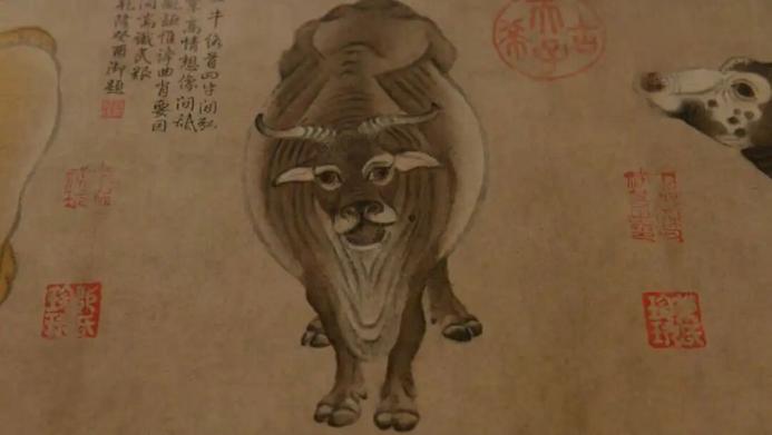 唐 韩滉《五牛图》卷